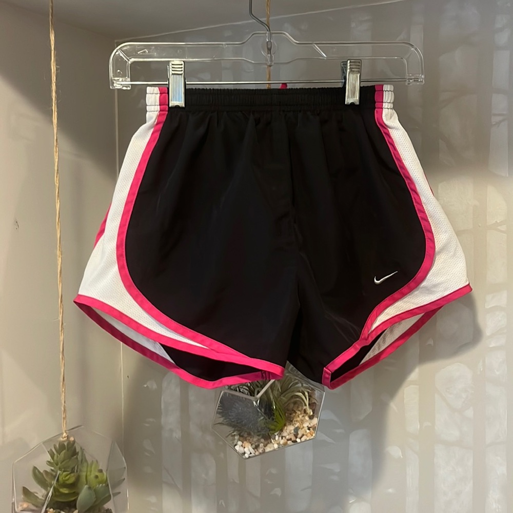 Nike Black and Pink Shorts